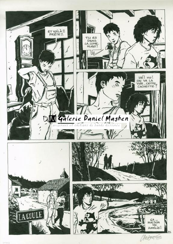 p25 - Christophe Chabouté - Encre de Chine - 1726