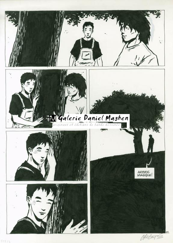 p75 - Christophe Chabouté - Encre de Chine - 1729