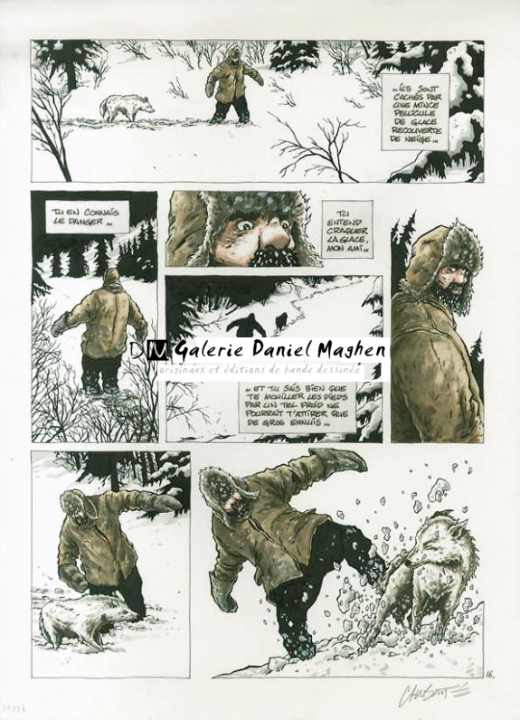 p16 - Christophe Chabouté - Aquarelle et encre de Chine sur papier - 1870