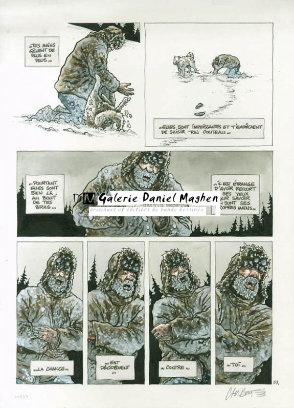 p53 - Christophe Chabouté - Aquarelle et encre de Chine sur papier - 1871