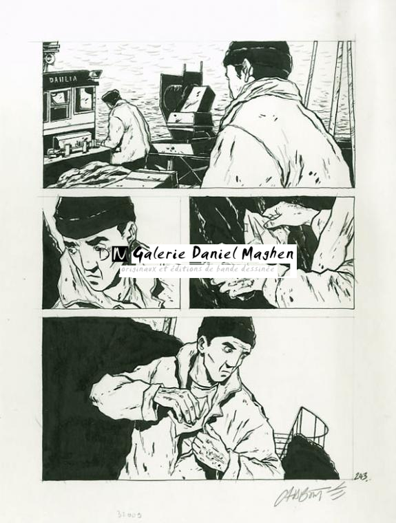 p243 - Christophe Chabouté - Encre de Chine - 1735