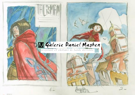 Projets de couverture - Montse Martin - Aquarelle et mine de plomb sur papier - 1747