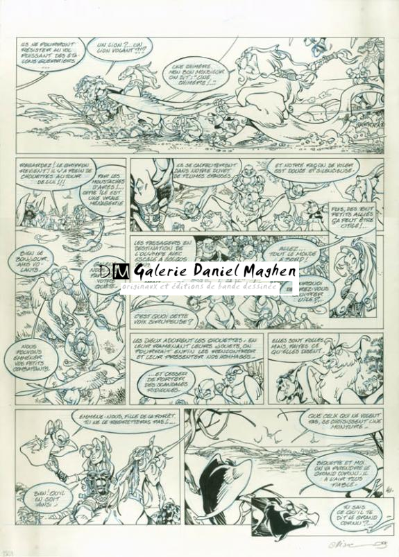 Planche originale - Crisse - Encre de Chine et crayon de couleur sur papier - 1781