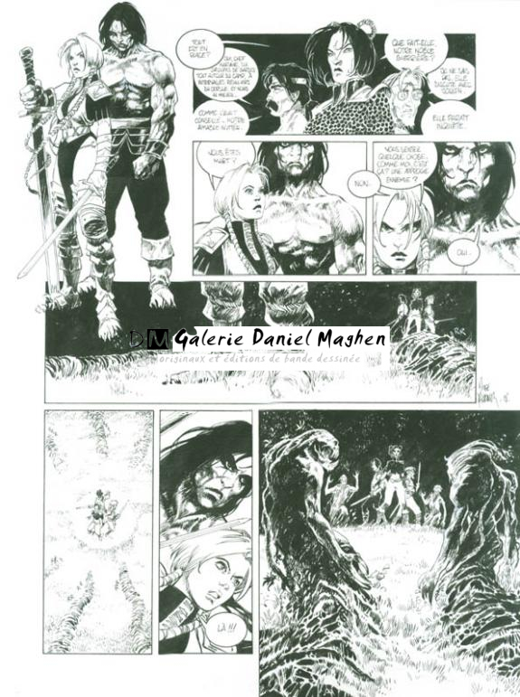 p15, deux pliures haut de page - Fabrice Meddour - Encre de Chine - 1787