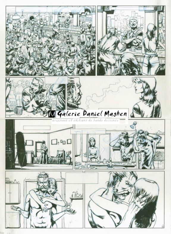 p32 - Jef - Encre de Chine et crayon de couleur sur papier - 1794