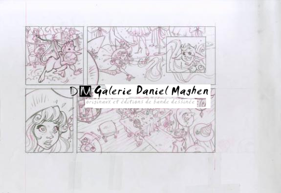 P10 - Ood Serrière - Mine de plomb et crayon de couleur - 1840