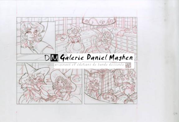 p18 - Ood Serrière - Mine de plomb et crayon de couleur - 1842