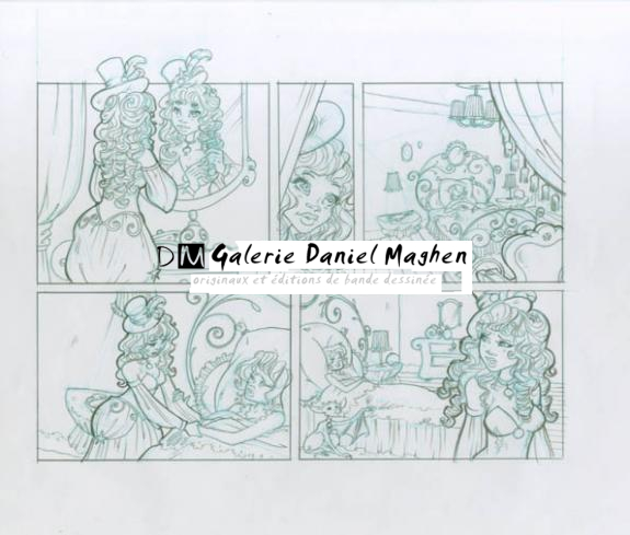 p20 A et B - Ood Serrière - Mine de plomb et crayon de couleur - 1844