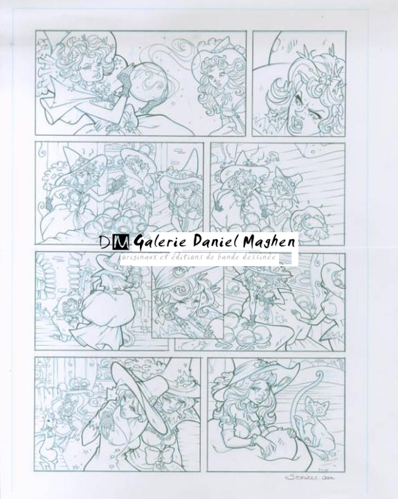 p11 - Ood Serrière - Mine de plomb et crayon de couleur - 1845