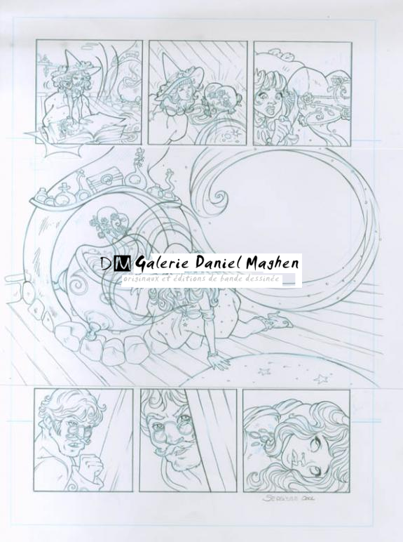 p12 - Ood Serrière - Mine de plomb et crayon de couleur - 1846