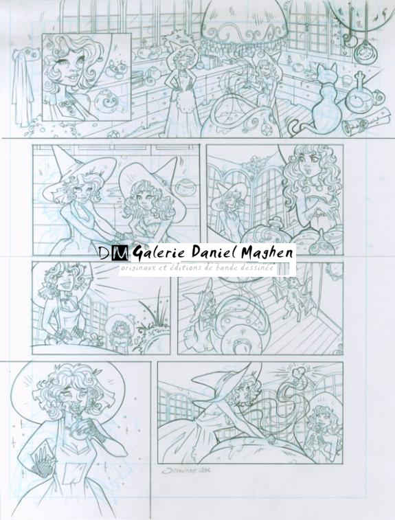 p18 - Ood Serrière - Mine de plomb et crayon de couleur - 1847