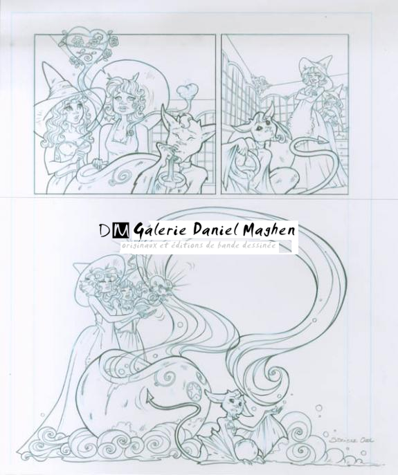 p19 - Ood Serrière - Mine de plomb et crayon de couleur - 1848