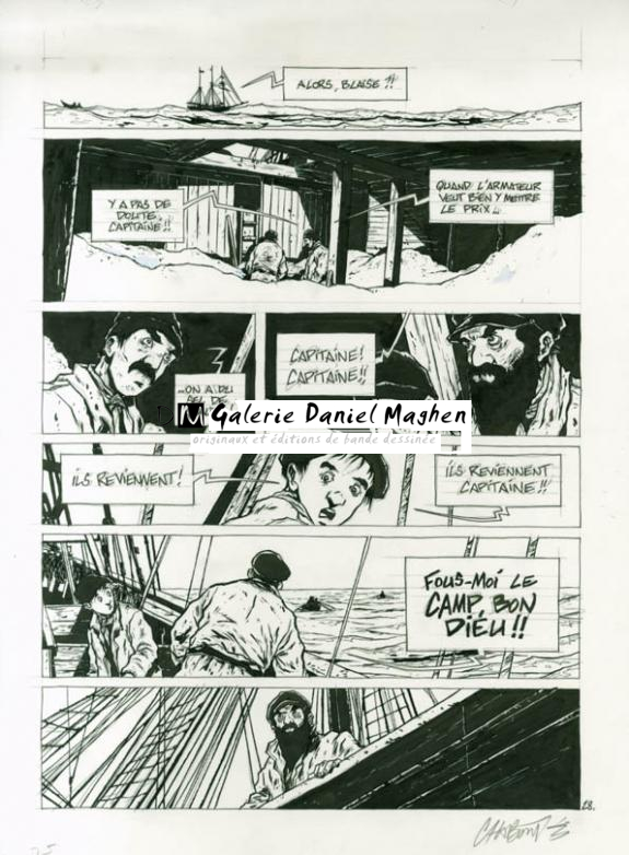 p28 - Christophe Chabouté - Encre de Chine - 1874