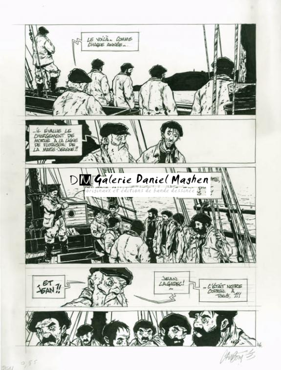 p116 - Christophe Chabouté - Encre de Chine - 1865