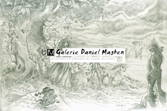 Dessin pour tirage de luxe - Philippe Luguy - Mine de plomb sur papier - 1890