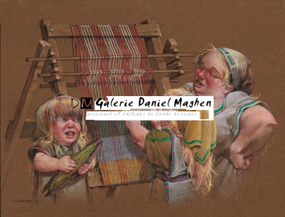 Tissage, sur papier de couleur - Guillermo Gonzalez - Pastel sur papier - 2021