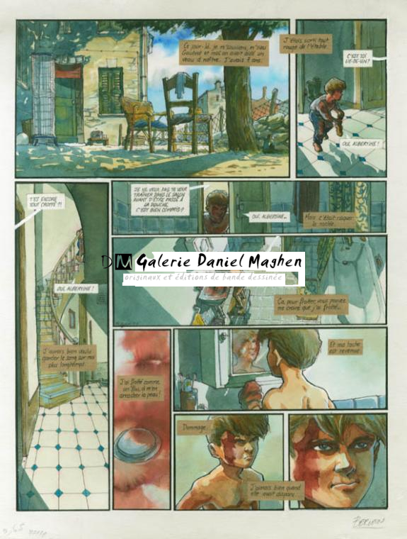 p03 - Olivier Berlion - Encre de Chine et encre de couleur sur papier - 1911