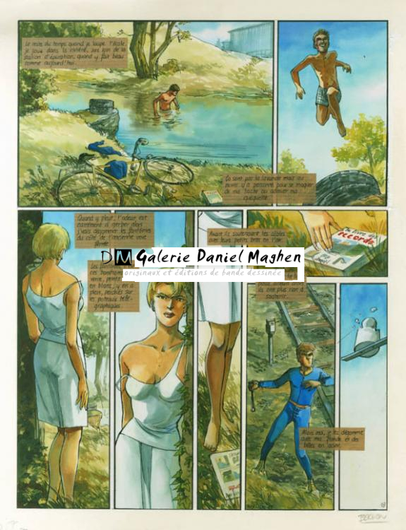 p18 - Olivier Berlion - Encre de Chine et encre de couleur sur papier - 1912