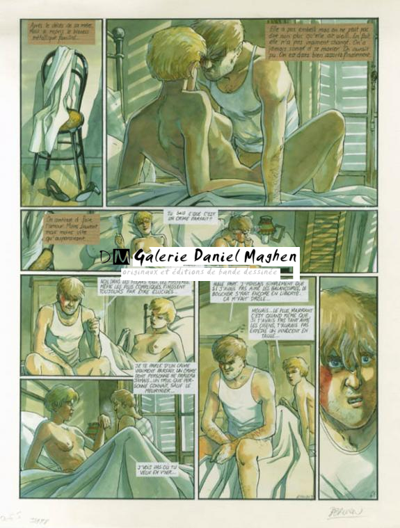 p61 - Olivier Berlion - Encre de Chine et encre de couleur sur papier - 1913