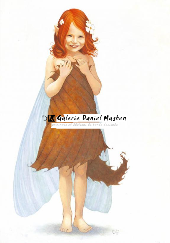 Robe en feuille - Erlé Ferronnière - Acrylique - 2039