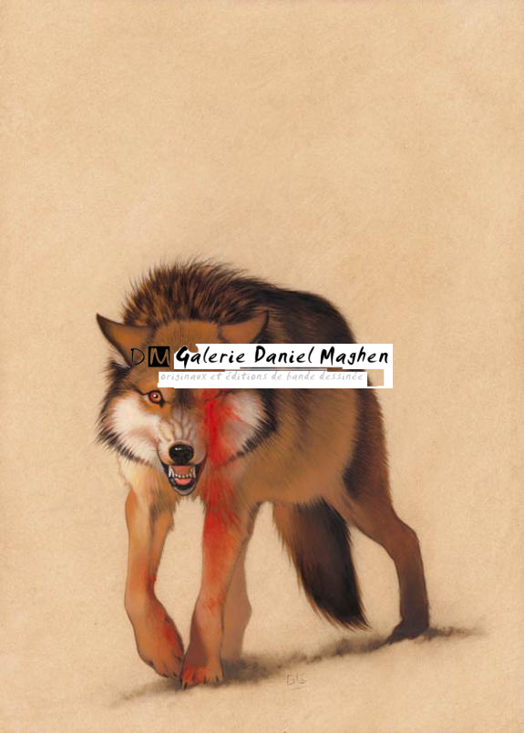 Loup - Erlé Ferronnière - Acrylique - 2047