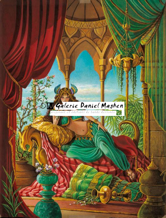 Reine - Florence Magnin - Encre de couleur sur papier - 2049