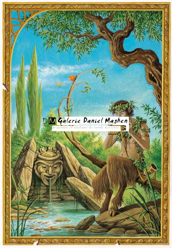 Pan - Florence Magnin - Encre de couleur sur papier - 2050