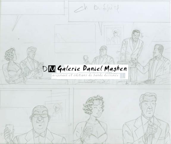 Cases - Chantal De Spiegeleer - Mine de plomb sur papier - 1976