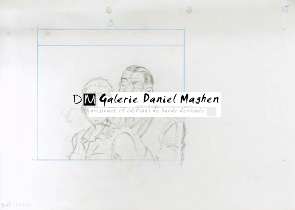 Crayonné 15 - René Sterne - Mine de plomb sur papier - 1981