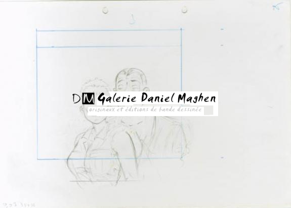 Crayonné  15 - René Sterne - Mine de plomb sur papier - 1982