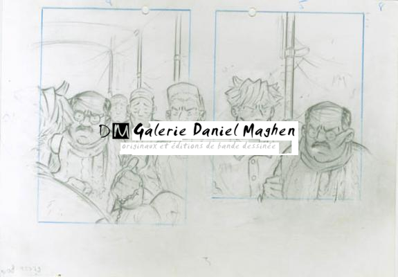 Crayonné - René Sterne - Mine de plomb sur papier - 1993