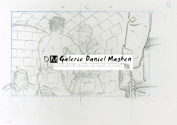 Crayonné 13 - René Sterne - Mine de plomb sur papier - 2000