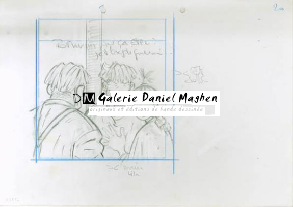 Crayonné 20 - René Sterne - Mine de plomb sur papier - 2002