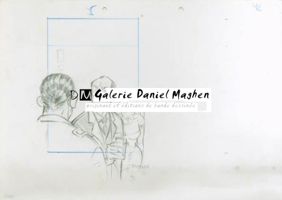 Crayonné 42 - René Sterne - Mine de plomb sur papier - 2005