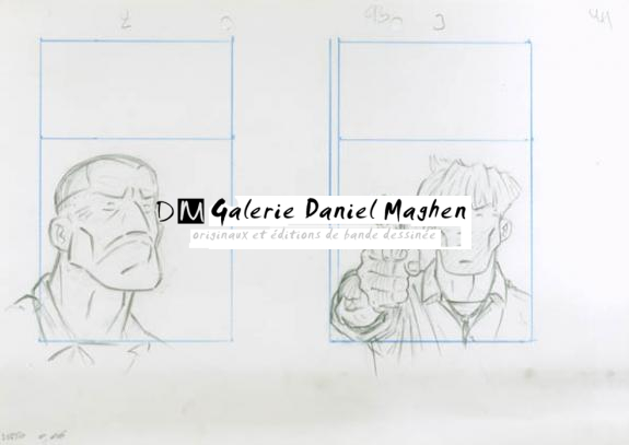 2 cases - René Sterne - Mine de plomb sur papier - 2006