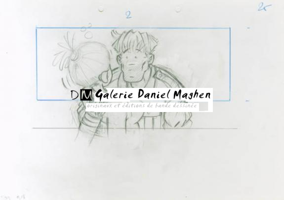 Etude de case - René Sterne - Mine de plomb sur papier - 2013