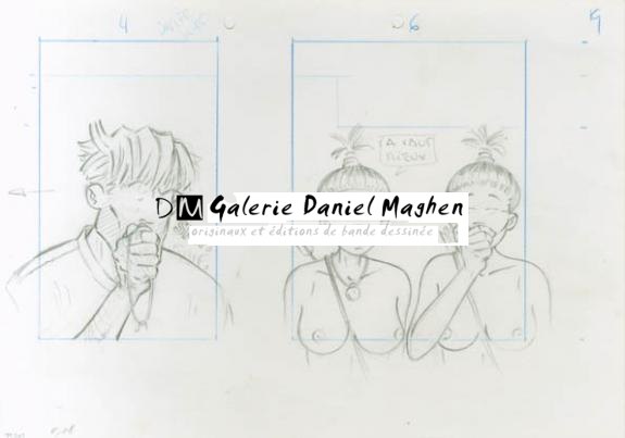 Etude de cases - René Sterne - Mine de plomb sur papier - 2015