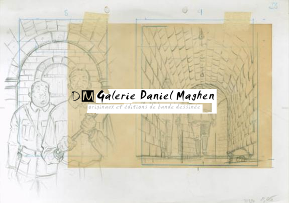 Etude de cases - René Sterne - Mine de plomb sur papier - 2017