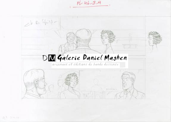 pl 46 - 8-9 - Chantal De Spiegeleer - Mine de plomb sur papier - 2077