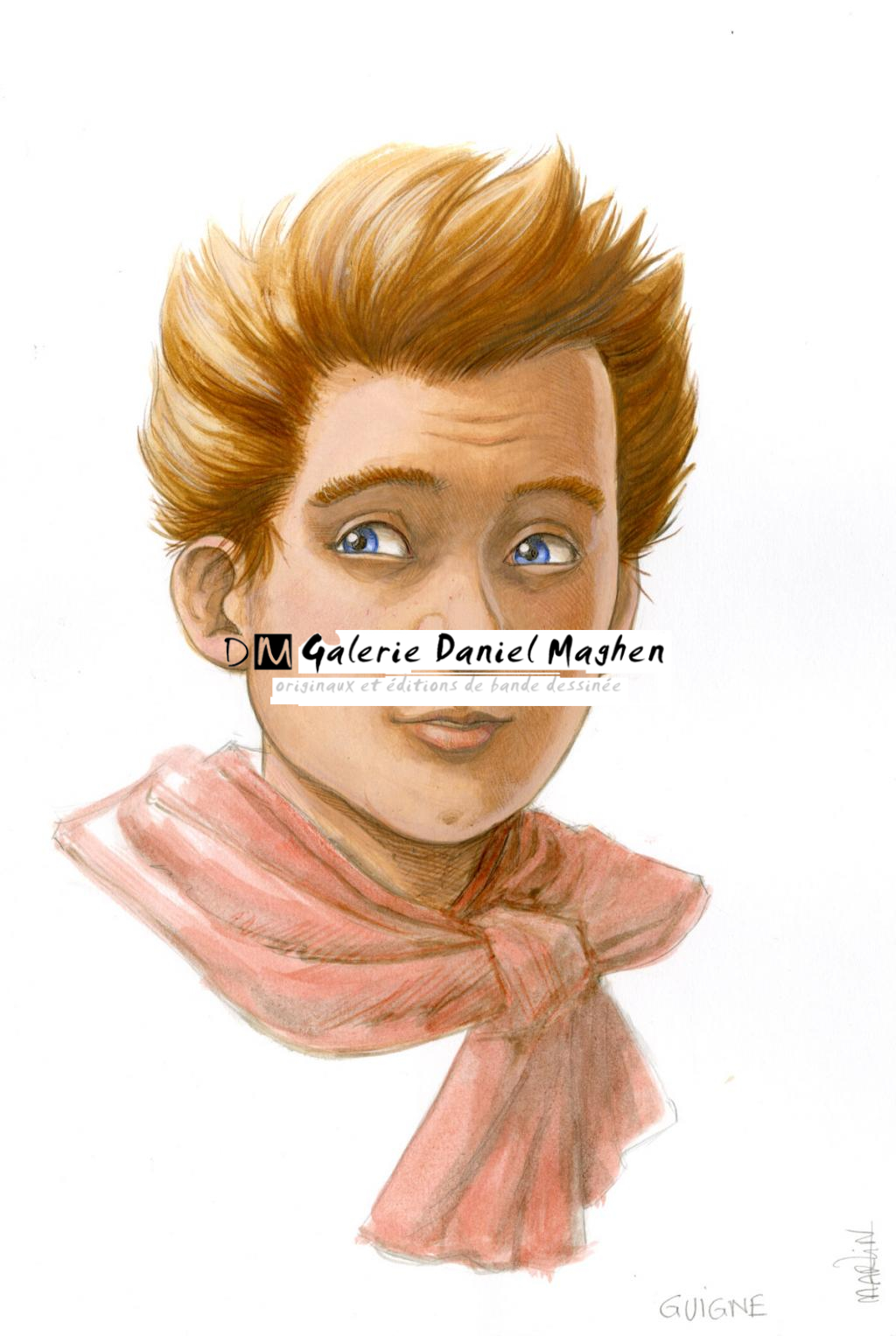 (fantastique) Guigne - Martin Maniez - Encre de couleur sur papier - 2086