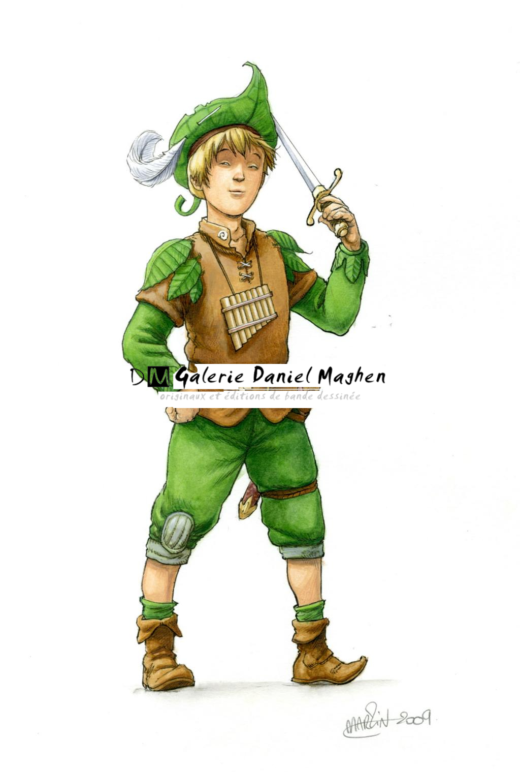 (fantastique) Peter - Martin Maniez - Encre de couleur sur papier - 2088