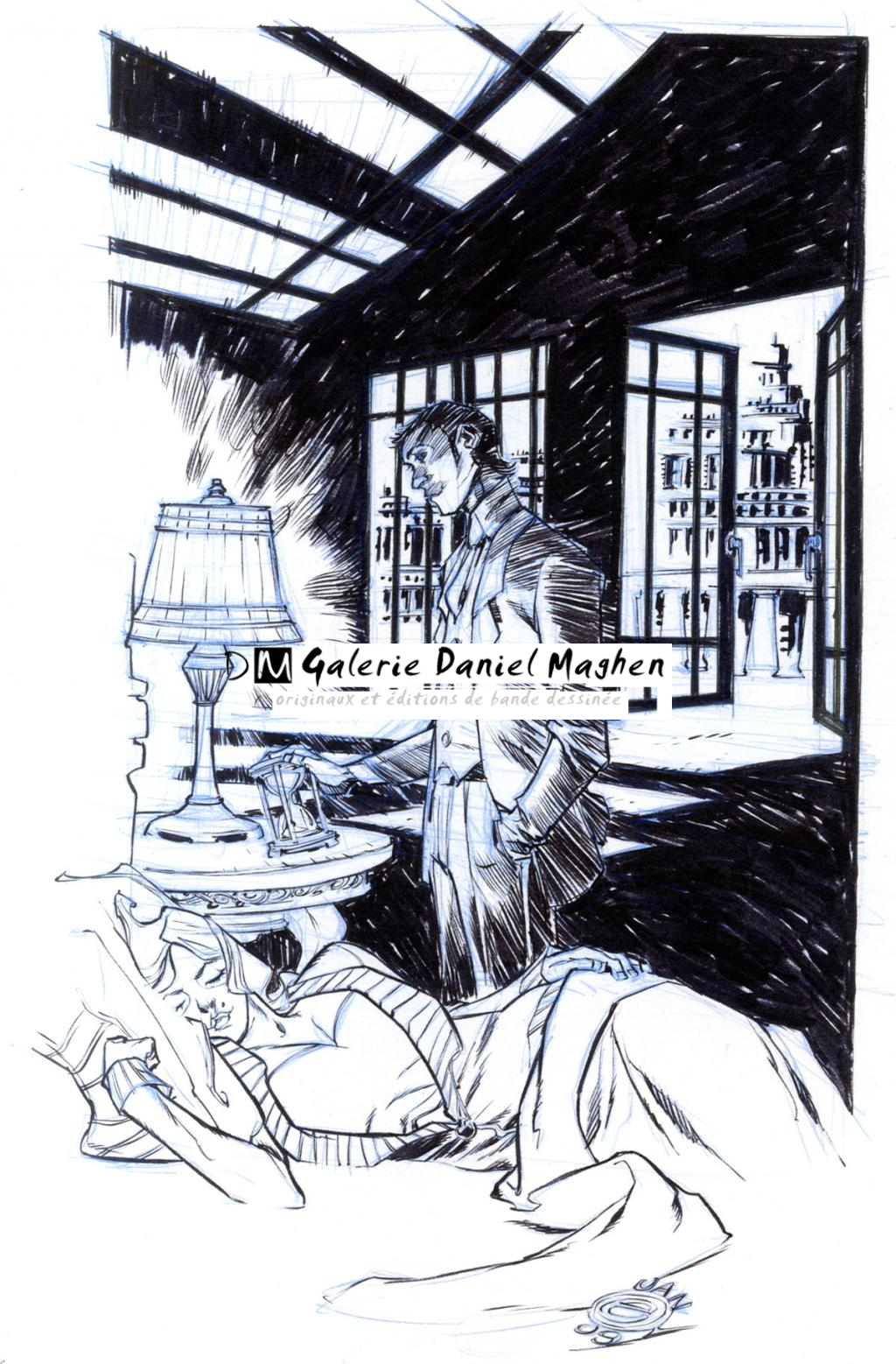 Perfect again - Eric Canete - Feutre et crayon bleu - 2129