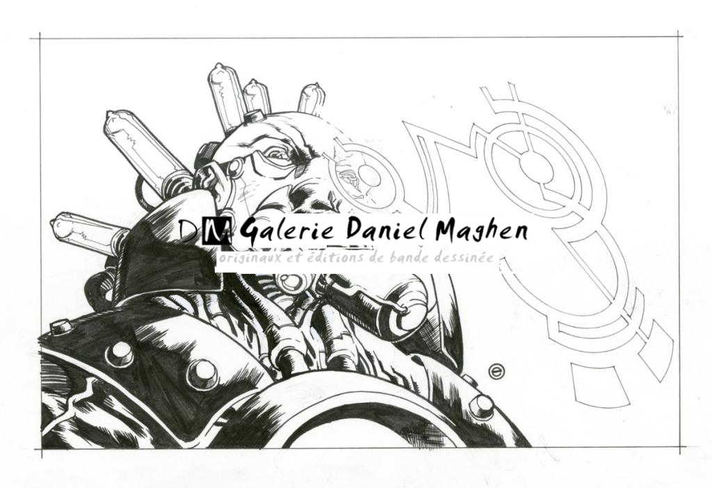 Exalted 6 - Eric Canete - Feutre et encre de Chine sur papier - 2133