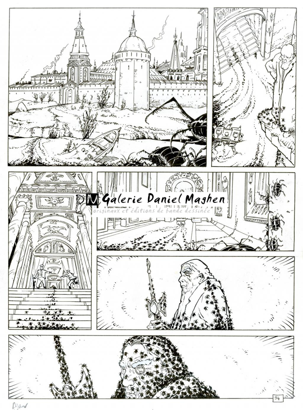 Invasion (fantastique) - Philippe Adamov - Encre de Chine - 2116