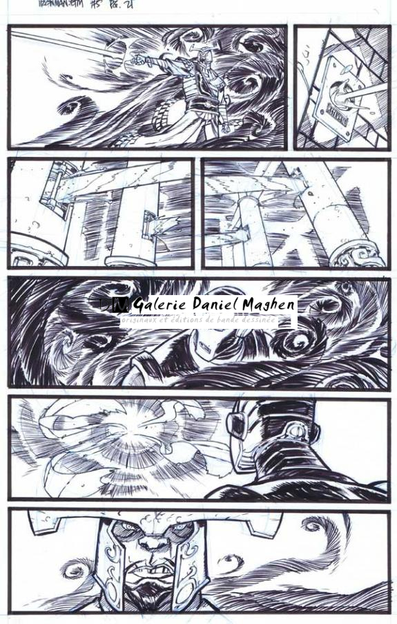 Page 21 - Eric Canete - Feutre et crayon bleu - 2134