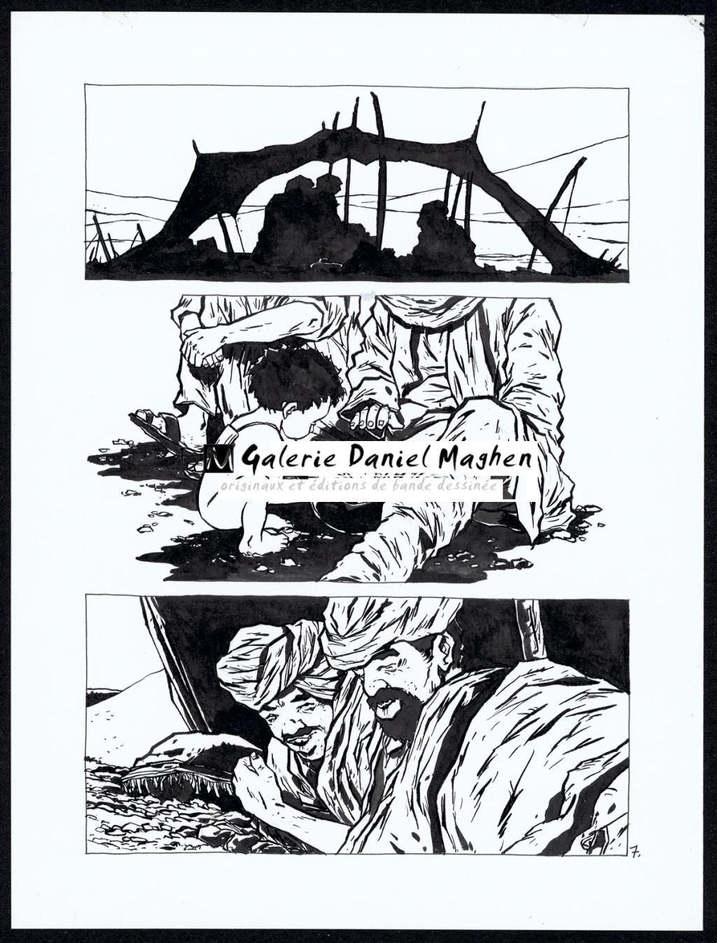 Histoire courte : touareg - Christophe Chabouté - Encre de Chine - 2139