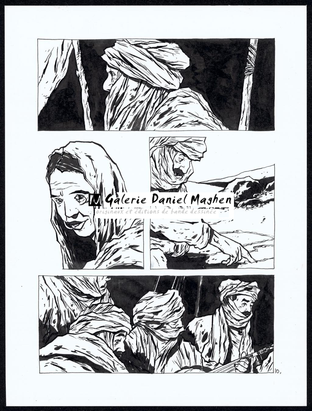 Histoire courte : touareg - Christophe Chabouté - Encre de Chine - 2140