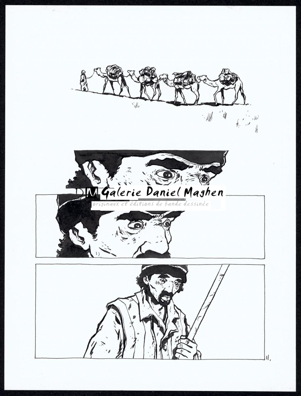 Histoire courte : touareg - Christophe Chabouté - Encre de Chine - 2141