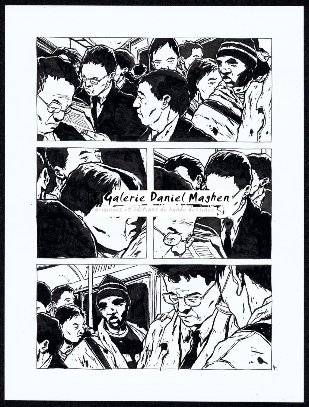 Histoire courte : pickpocket - Christophe Chabouté - Encre de Chine - 2144