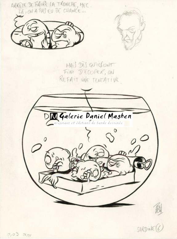 Evasion - Nicolas Poupon - Encre de Chine et mine de plomb sur papier - 2174